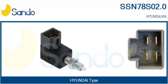 Interruttore luce freno SANDO SSN78S02.0