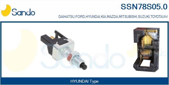Interruttore luce freno SANDO SSN78S05.0