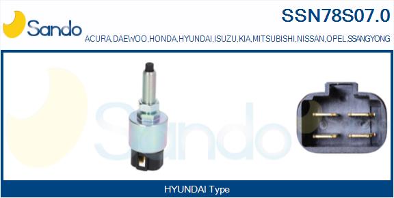 Interruttore luce freno SANDO SSN78S07.0