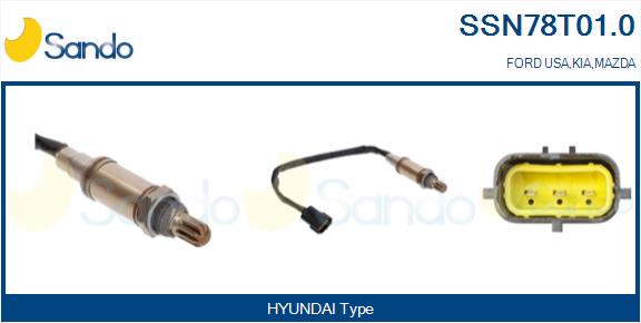 Sonda lambda SANDO SSN78T01.0