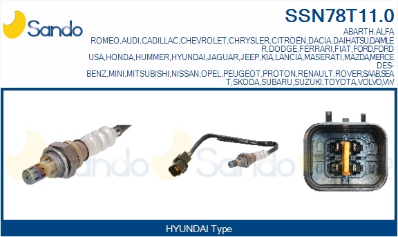 Sonda lambda SANDO SSN78T11.0