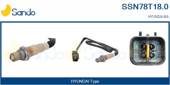 Sonda lambda SANDO SSN78T18.0