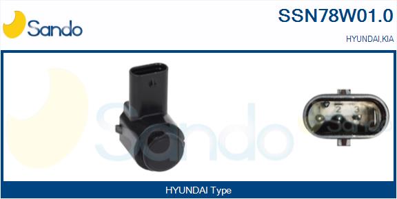 Sensore, assistenza parcheggio SANDO SSN78W01.0