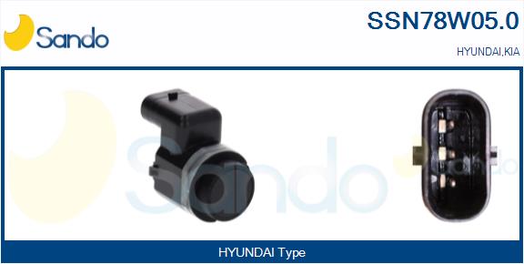 Sensore, assistenza parcheggio SANDO SSN78W05.0