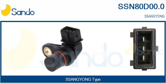 Sensore, posizione albero a camme SANDO SSN80D00.0