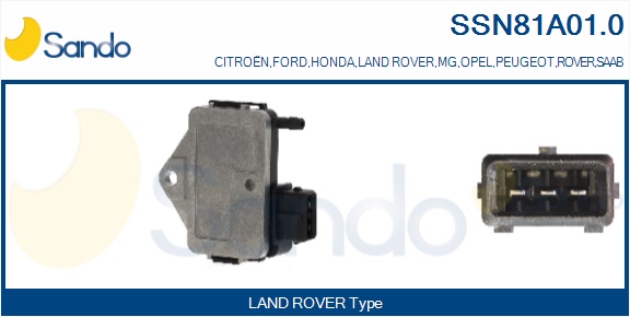 Sensore, pressione collettore d'aspirazione SANDO SSN81A01.0