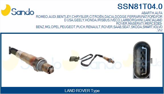 Sonda lambda SANDO SSN81T04.0