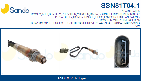 Sonda lambda SANDO SSN81T04.1