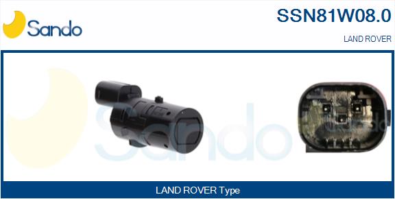 Sensore, assistenza parcheggio SANDO SSN81W08.0