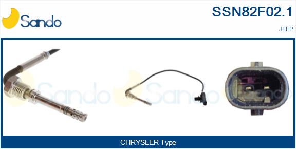 Sensore, temperatura gas scarico SANDO SSN82F02.1