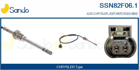 Sensore, temperatura gas scarico SANDO SSN82F06.1