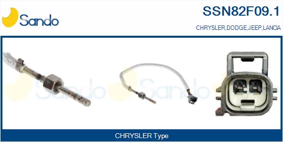 Sensore, temperatura gas scarico SANDO SSN82F09.1