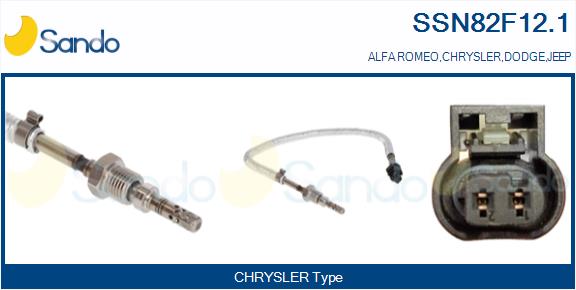 Sensore, temperatura gas scarico SANDO SSN82F12.1