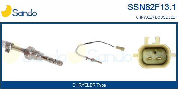 Sensore, temperatura gas scarico SANDO SSN82F13.1