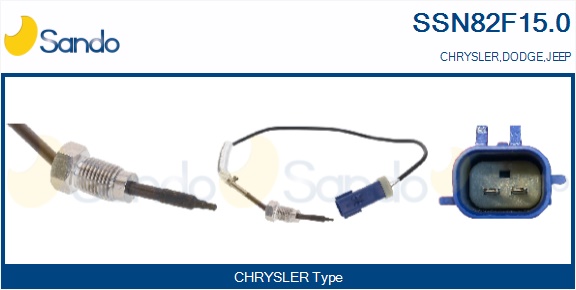 Sensore, temperatura gas scarico SANDO SSN82F15.0