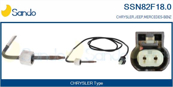 Sensore, temperatura gas scarico SANDO SSN82F18.0