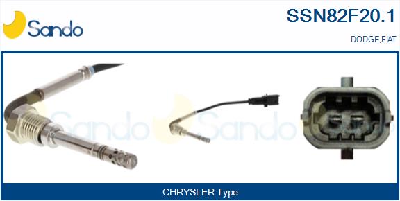 Sensore, temperatura gas scarico SANDO SSN82F20.1