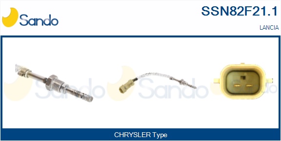 Sensore, temperatura gas scarico SANDO SSN82F21.1