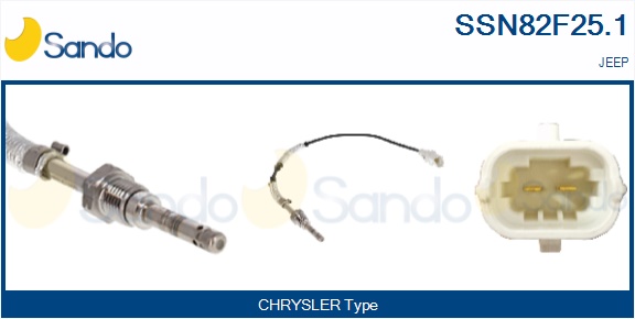 Sensore, temperatura gas scarico SANDO SSN82F25.1