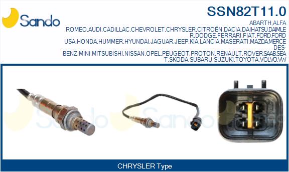 Sonda lambda SANDO SSN82T11.0