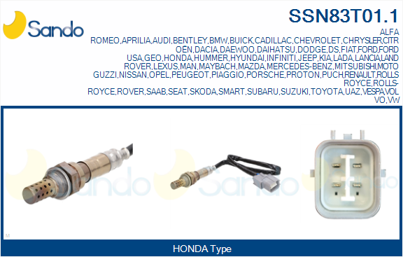 Sonda lambda SANDO SSN83T01.1