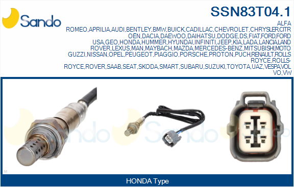Sonda lambda SANDO SSN83T04.1