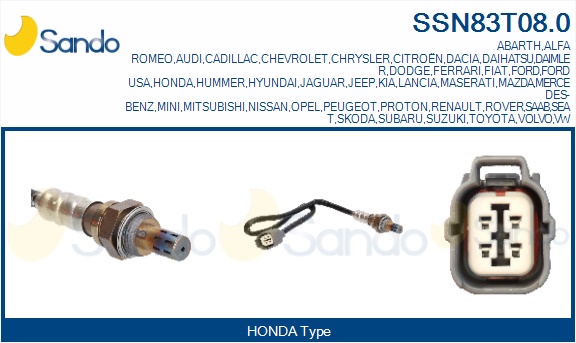 Sonda lambda SANDO SSN83T08.0