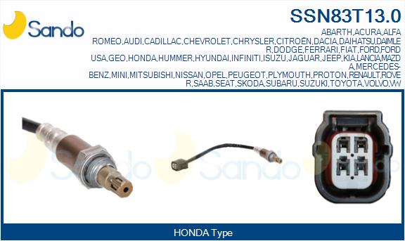 Sonda lambda SANDO SSN83T13.0