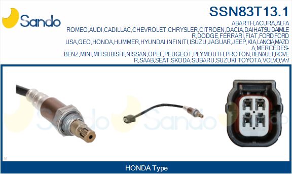 Sonda lambda SANDO SSN83T13.1
