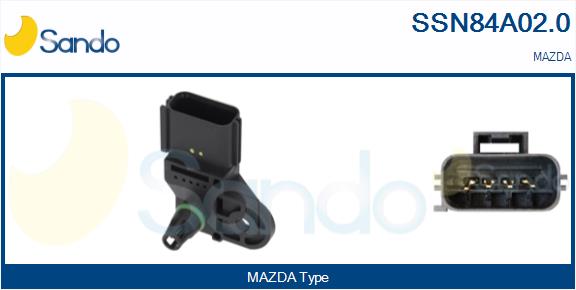Sensore, pressione collettore d'aspirazione SANDO SSN84A02.0