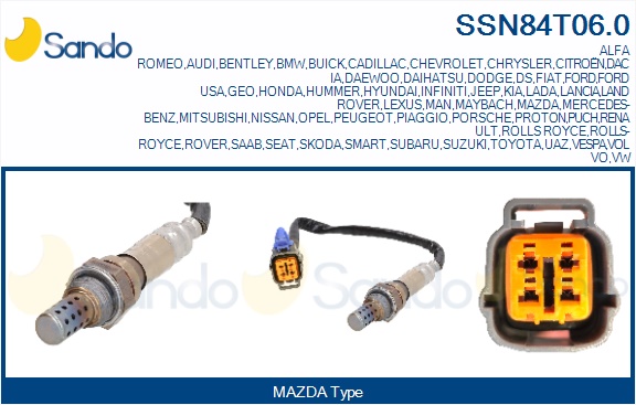 Sonda lambda SANDO SSN84T06.0