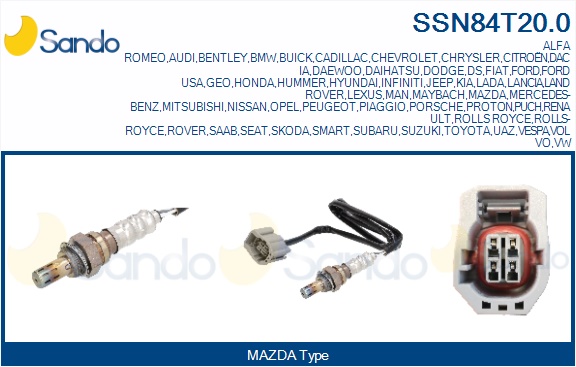 Sonda lambda SANDO SSN84T20.0