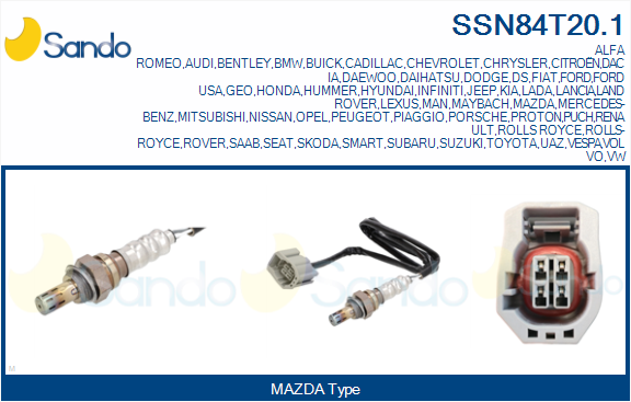 Sonda lambda SANDO SSN84T20.1