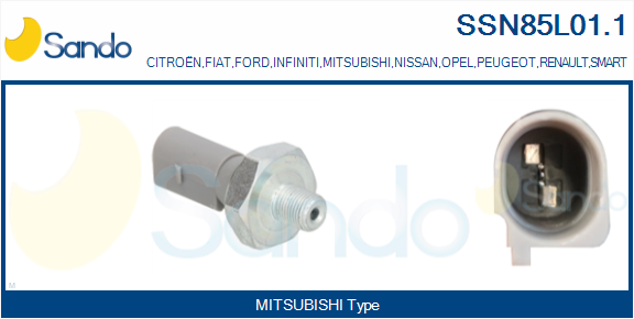 Interruttore a pressione olio SANDO SSN85L01.1