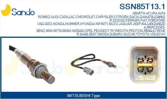 Sonda lambda SANDO SSN85T13.1