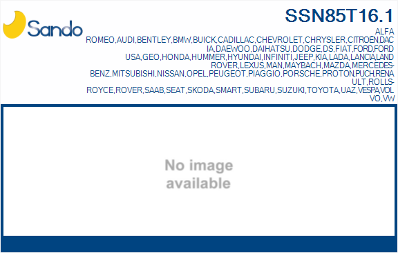 Sonda lambda SANDO SSN85T16.1