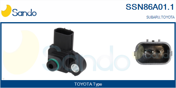 Sensore, pressione collettore d'aspirazione SANDO SSN86A01.1