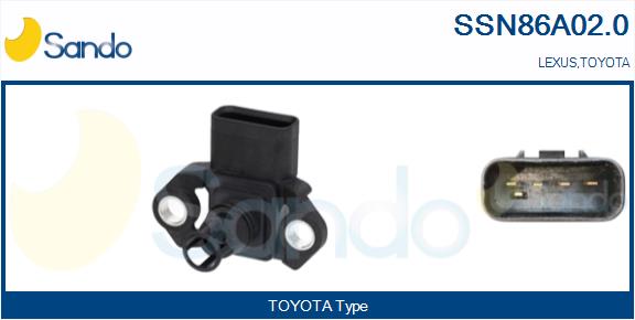 Sensore, pressione collettore d'aspirazione SANDO SSN86A02.0