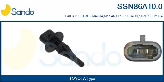 Sensore, temperatura aria aspirata SANDO SSN86A10.0