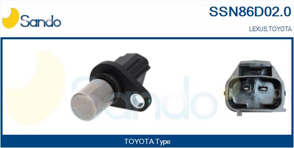 Sensore, posizione albero a camme SANDO SSN86D02.0