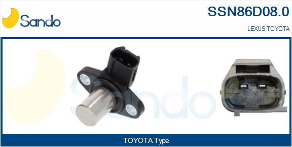 Sensore, posizione albero a camme SANDO SSN86D08.0