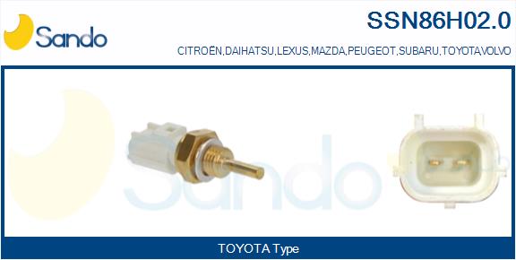 Sensore, temperatura refrigerante SANDO SSN86H02.0