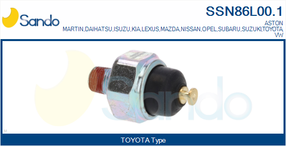Interruttore a pressione olio SANDO SSN86L00.1