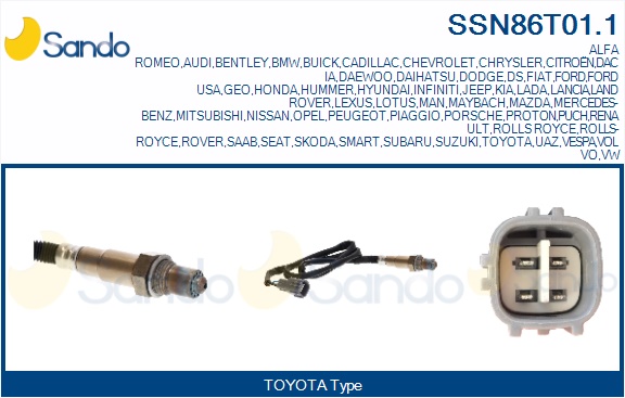 Sonda lambda SANDO SSN86T01.1