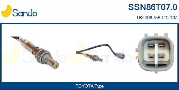 Sonda lambda SANDO SSN86T07.0
