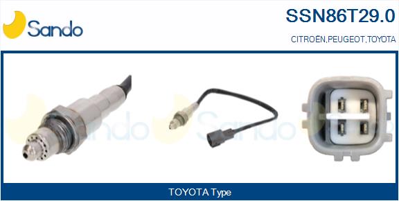 Sonda lambda SANDO SSN86T29.0
