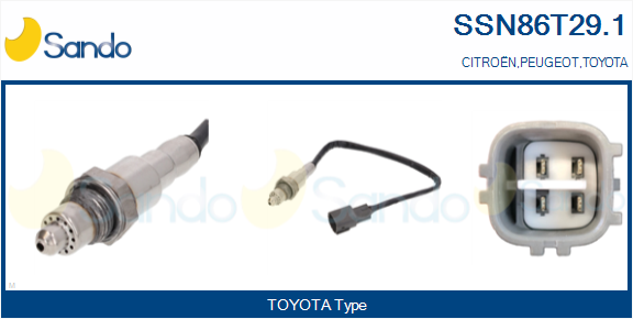 Sonda lambda SANDO SSN86T29.1