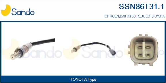 Sonda lambda SANDO SSN86T31.1