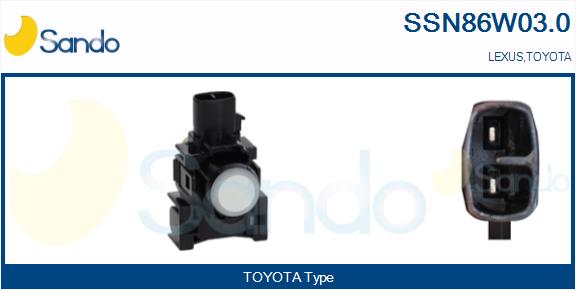 Sensore, assistenza parcheggio SANDO SSN86W03.0