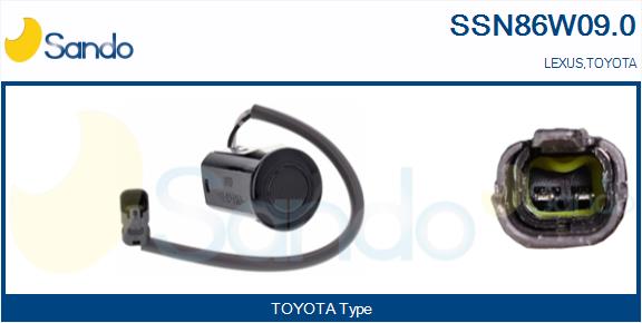Sensore, assistenza parcheggio SANDO SSN86W09.0